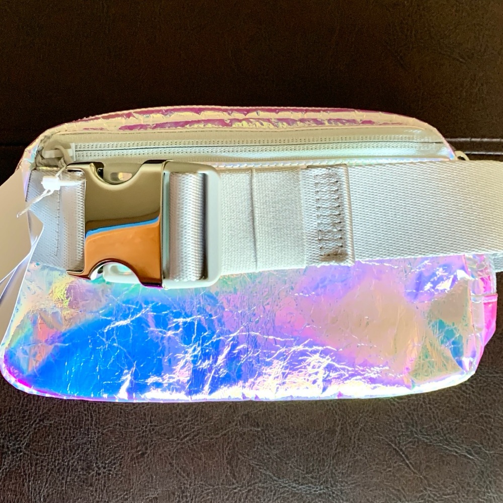 lululemon athletica Iridescent Holographic Crossbody Pouch - Pink/Blue/Purple - Picture 10 of 10